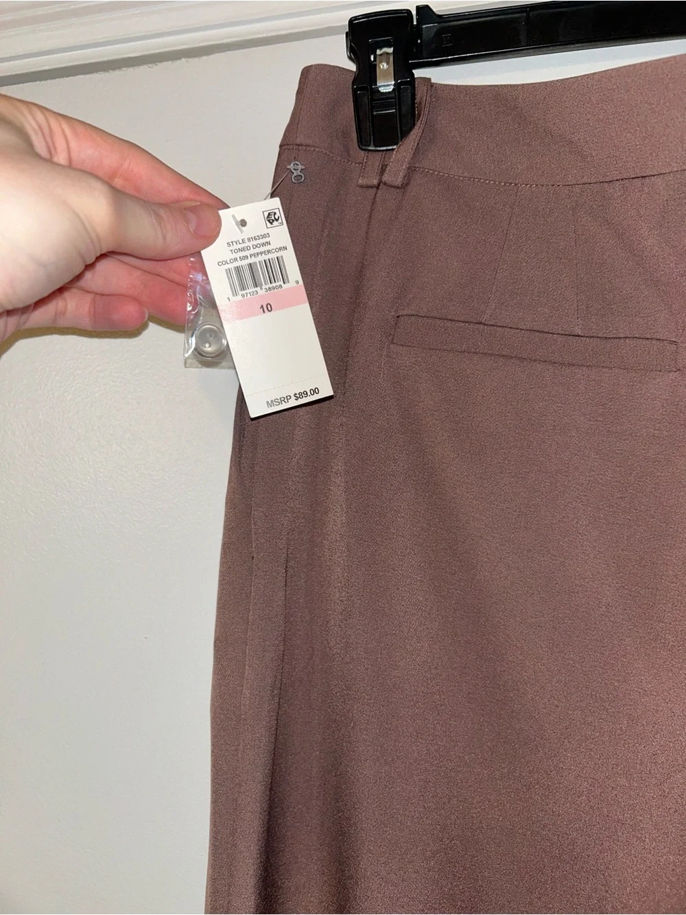 1.STATE Wide Leg Trouser Pants – NWT – Size 10 – mauve